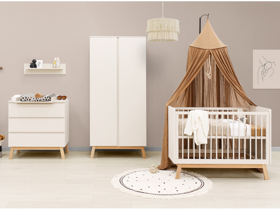 Bopita Saba 3-delige babykamer Dune / Naturel - Afbeelding 9