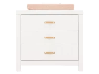 Bopita Senn commode met 3 laden wit - Afbeelding 4