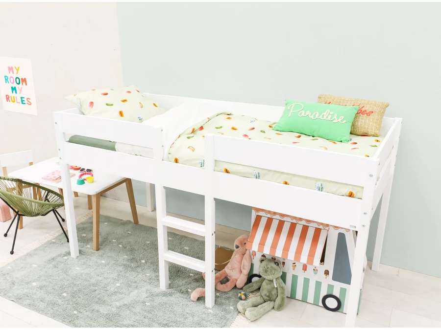 ToiToiKids Mick halfhoogslaper 90x200 wit - Afbeelding 8