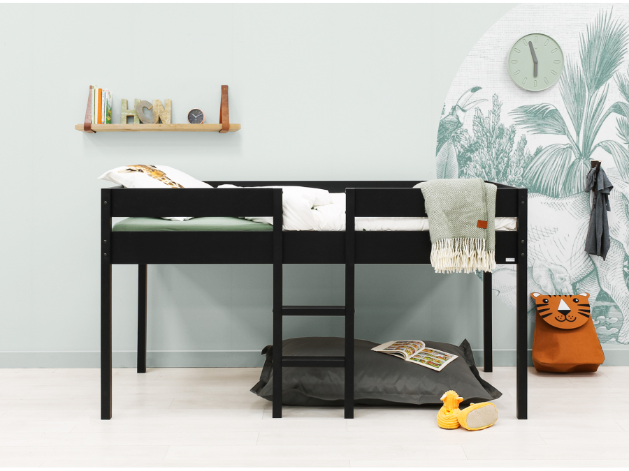 ToiToiKids Mick halfhoogslaper 90x200 mat zwart - Afbeelding 7