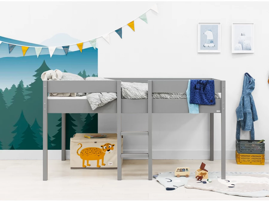 ToiToiKids Mick halfhoogslaper 90x200 grijs - Afbeelding 6