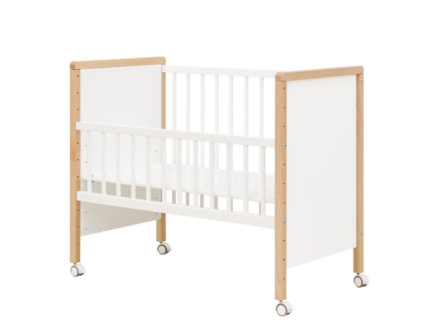 Bopita Flo Co-sleeper 90x50 wit / naturel - Afbeelding 2