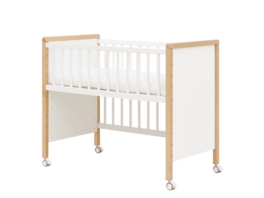 Bopita Flo Co-sleeper 90x50 wit / naturel - Afbeelding 4