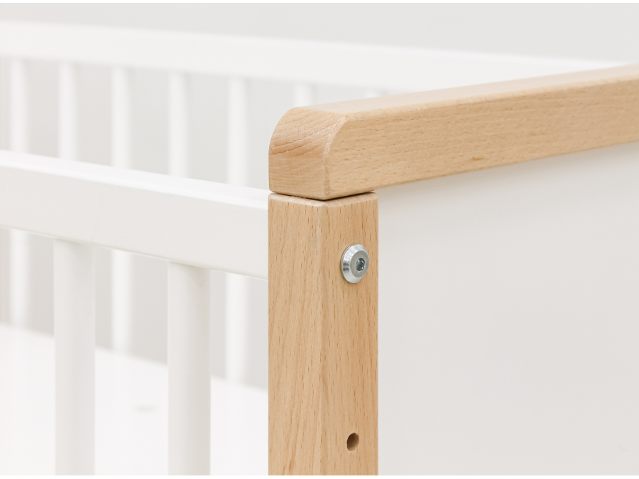 Bopita Flo Co-sleeper 90x50 wit / naturel - Afbeelding 8
