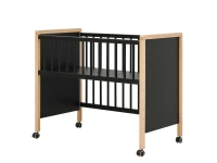 Bopita Flo Co-sleeper 90x50 mat zwart / naturel - Afbeelding 3