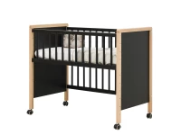 Bopita Flo Co-sleeper 90x50 mat zwart / naturel - Afbeelding 5
