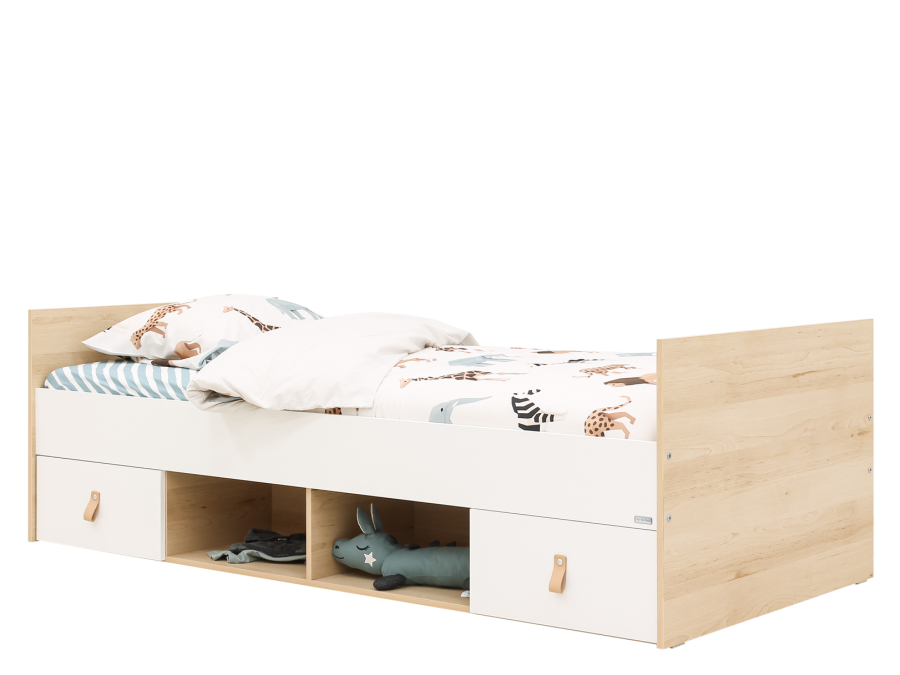 ToiToiKids Jort Kajuitbed 90x200 wit / naturel