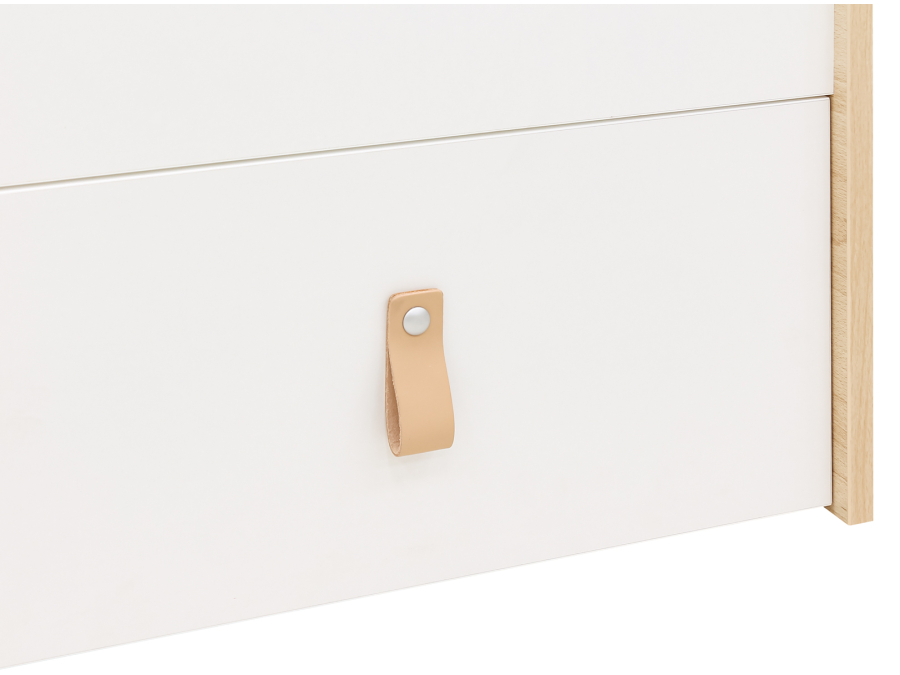 ToiToiKids Jort Kajuitbed 90x200 wit / naturel - Afbeelding 4