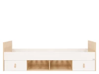ToiToiKids Jort Kajuitbed 90x200 wit / naturel - Afbeelding 6