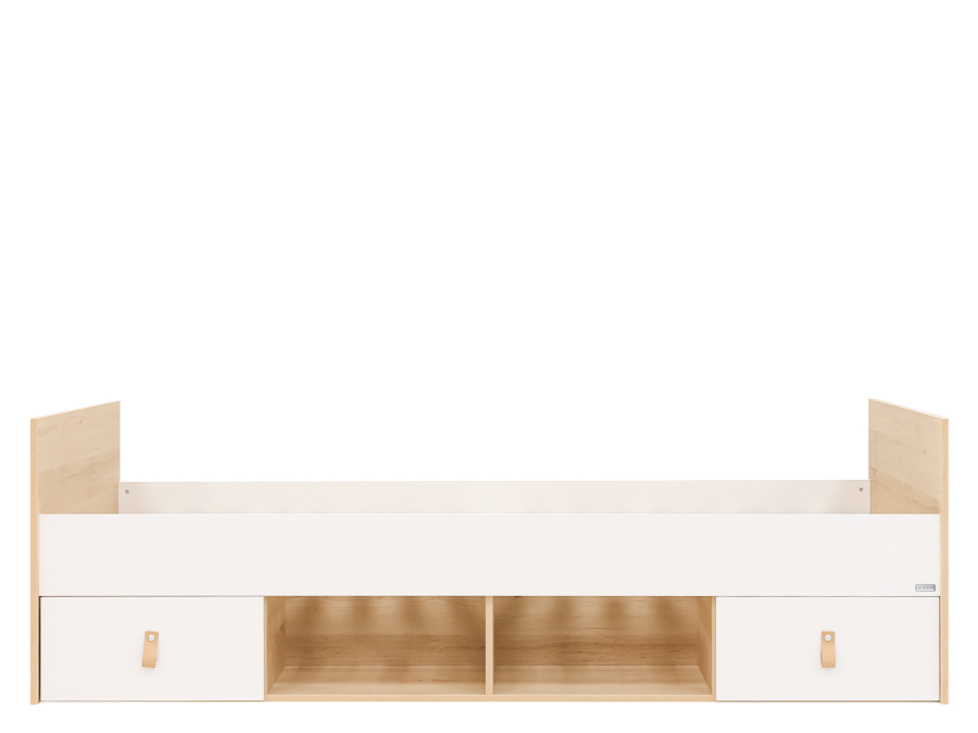 ToiToiKids Jort Kajuitbed 90x200 wit / naturel - Afbeelding 6