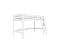 Lifetime breeze halfhoogslaper met schuine ladder 90x200 wit