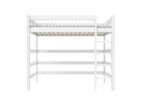 Lifetime breeze hoogslaper 177h met rechte ladder 90x200 wit - Afbeelding 2