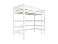 Lifetime breeze hoogslaper 177h met rechte ladder 90x200 wit