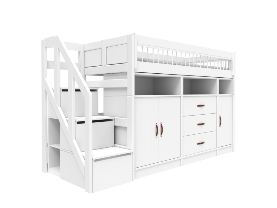 Lifetime breeze hoogslaper 152h all-in-one wit