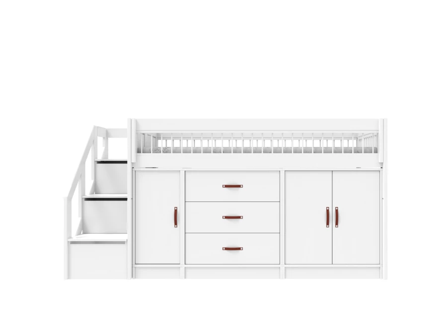 Lifetime breeze halfhoogslaper all-in-one wit - Afbeelding 2