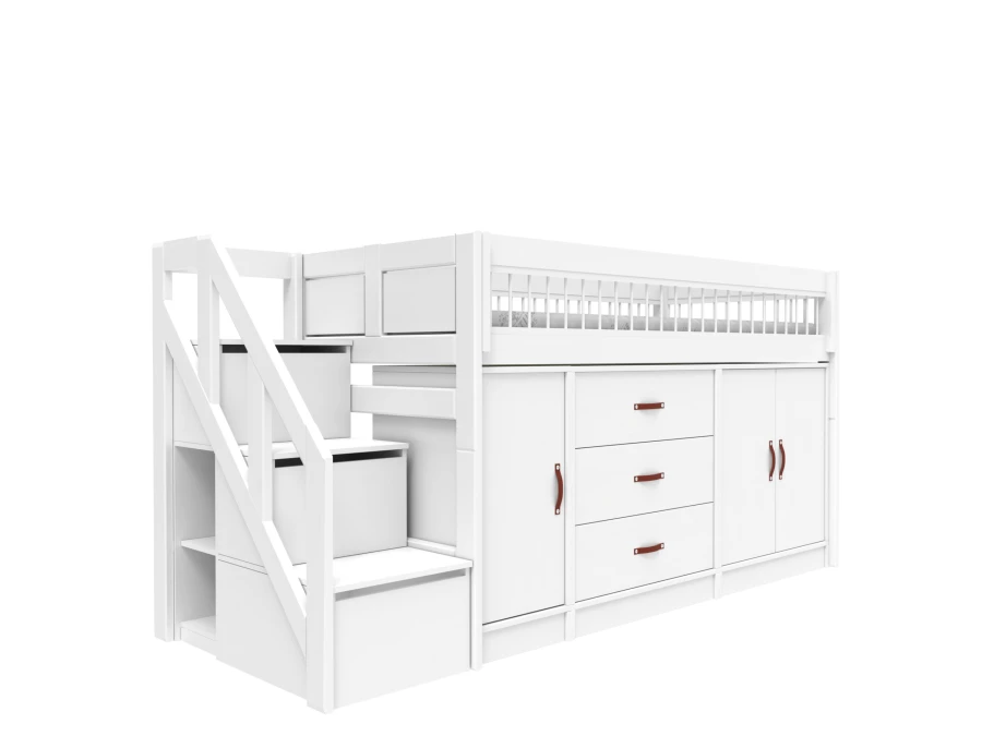 Lifetime breeze halfhoogslaper all-in-one wit