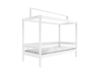 Lifetime breeze bed met dakframe 90x200 wit