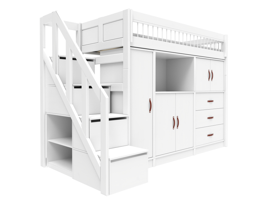 Lifetime breeze hoogslaper 177h all-in-one wit