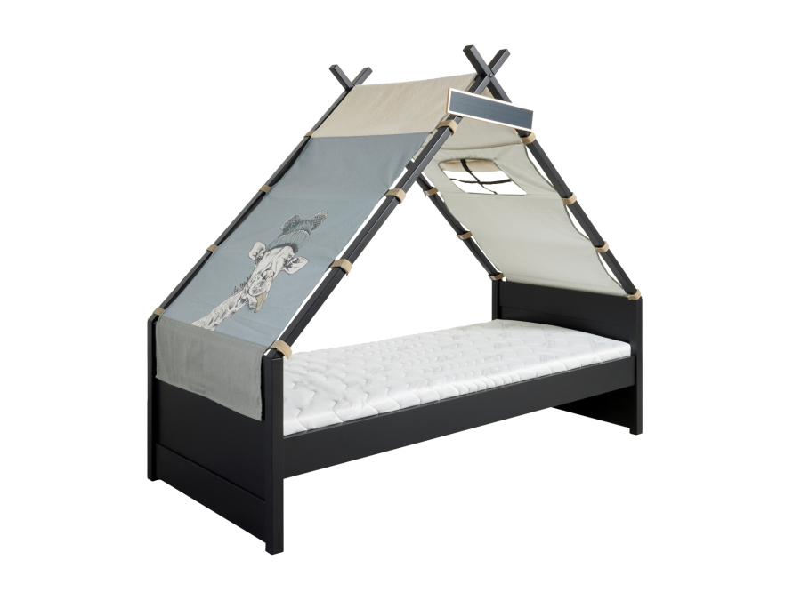 Cool Kids tipi bed Jungle Book 90x200 - zwart