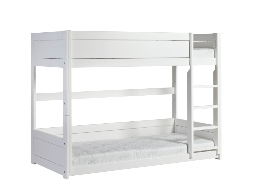 Lifetime laag stapelbed 90x200 wit