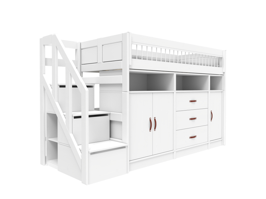 Lifetime hoogslaper 152h all-in-one wit
