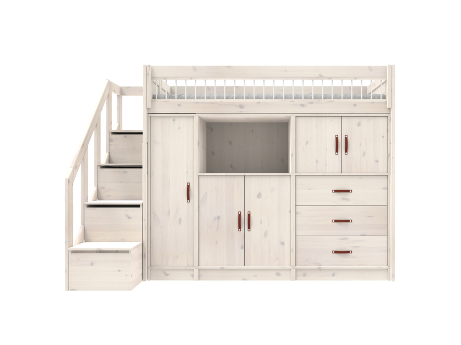 Lifetime hoogslaper 177h all-in-one whitewash - Afbeelding 2