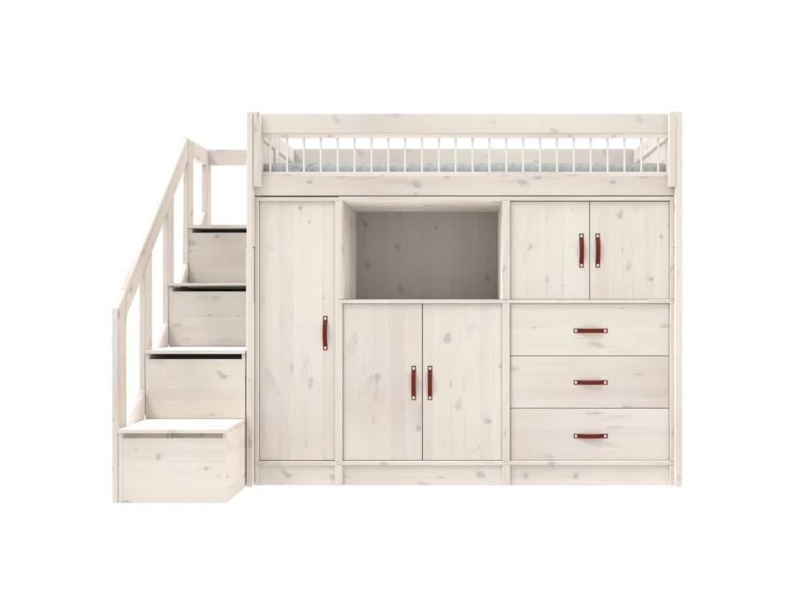 Lifetime hoogslaper 177h all-in-one whitewash - Afbeelding 2