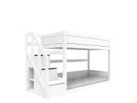 Lifetime laag stapelbed met trapkast 90x200 wit