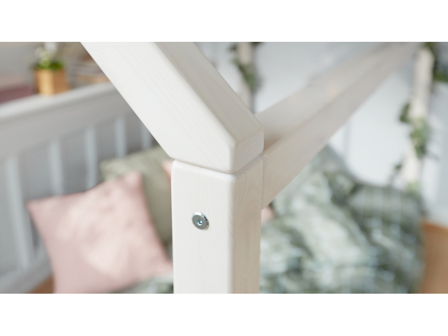 Flexa Cottage huisbed 90x200 - whitewash - Afbeelding 10