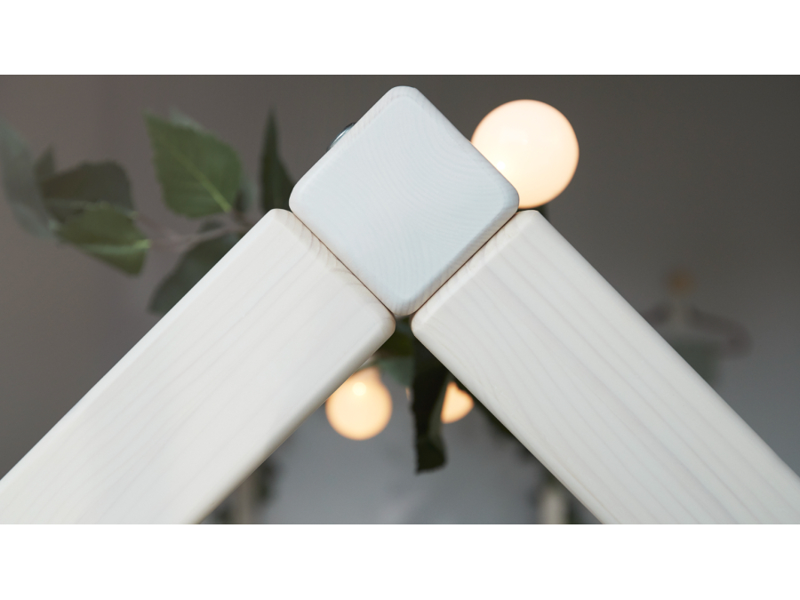 Flexa Cottage huisbed 90x200 - whitewash - Afbeelding 8