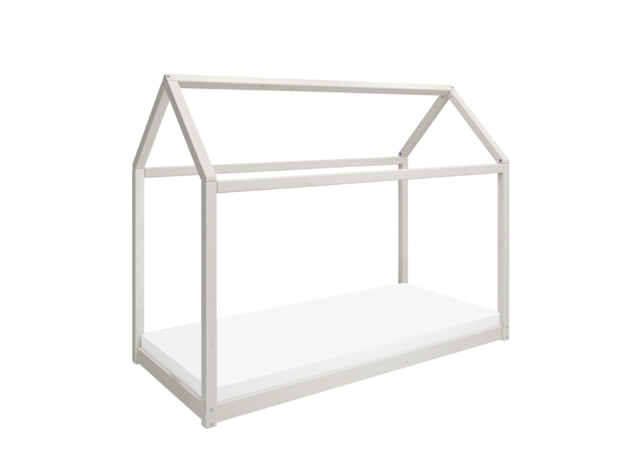 Flexa Cottage huisbed 90x200 - whitewash - Afbeelding 4
