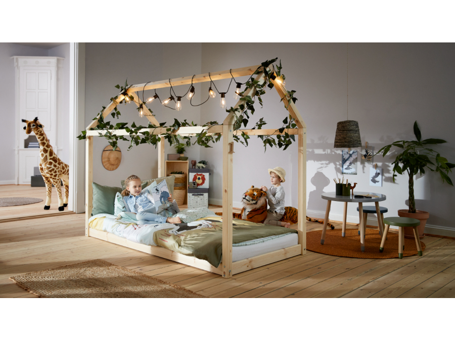Flexa Cottage huisbed 90x200 - naturel - Afbeelding 10