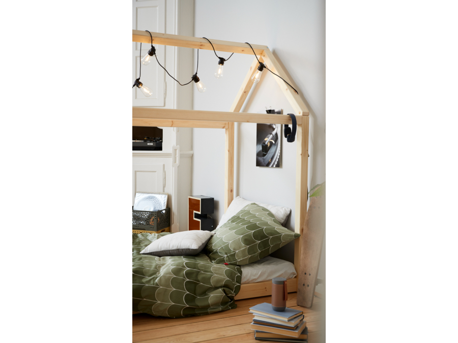 Flexa Cottage huisbed 90x200 - naturel - Afbeelding 7