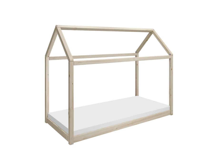 Flexa Cottage huisbed 90x200 - naturel - Afbeelding 2