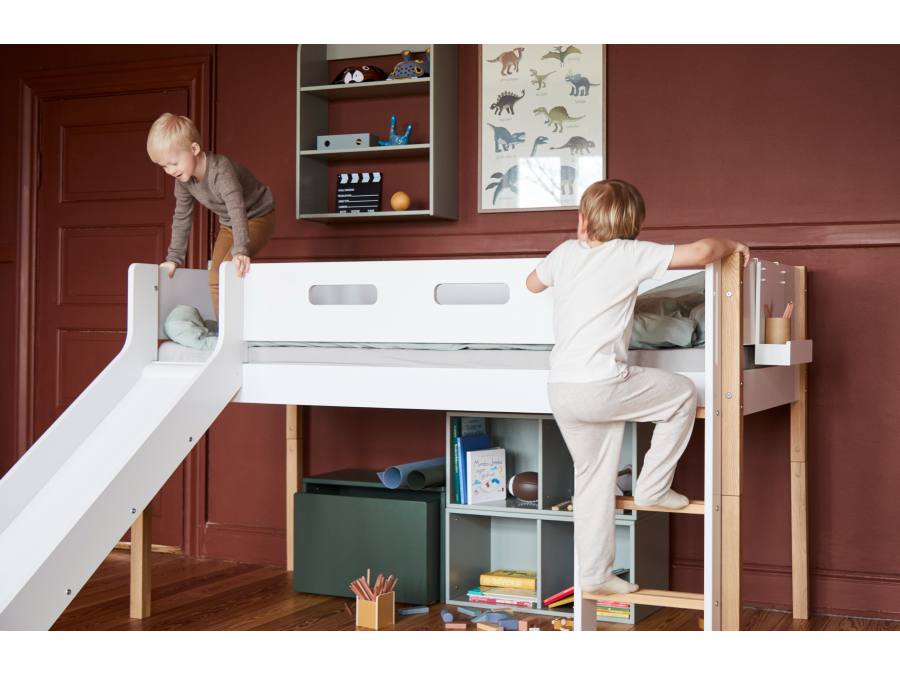 Flexa Nor Halfhoogslaper m. rechte ladder en glijbaan - Afbeelding 7