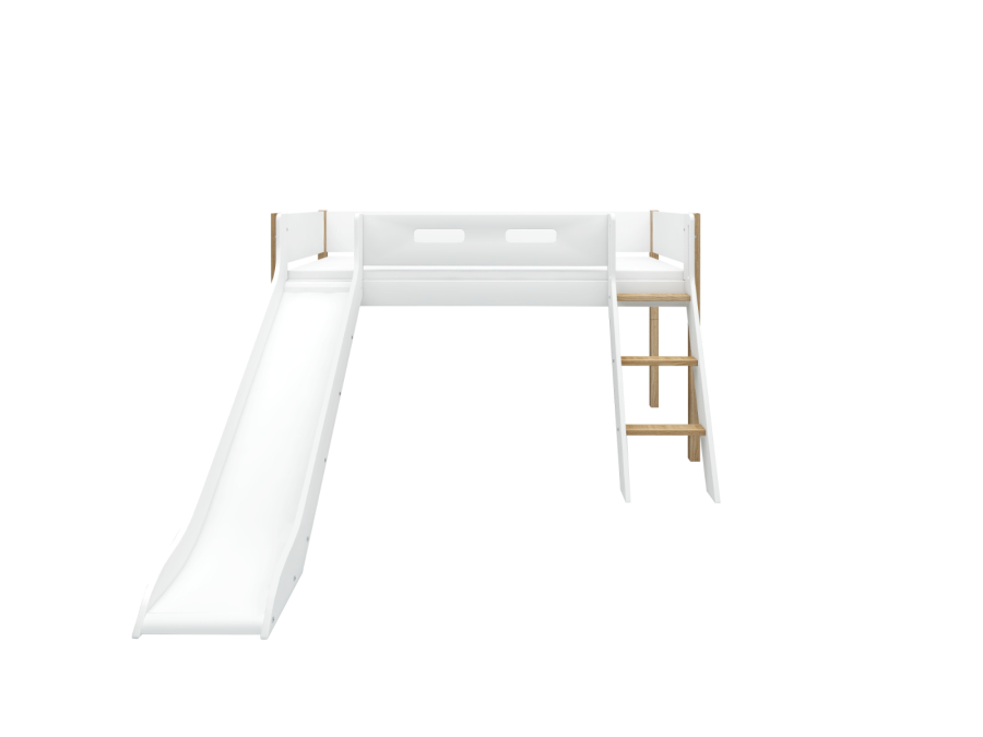 Flexa Nor Halfhoogslaper m. schuine ladder en glijbaan - Afbeelding 4