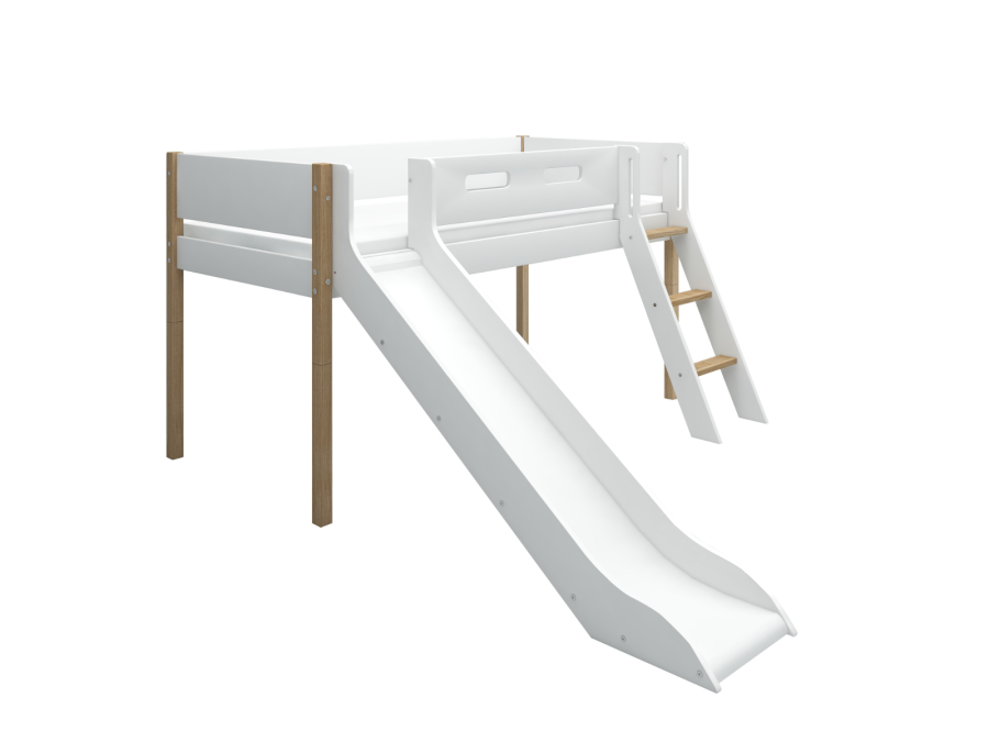 Flexa Nor Halfhoogslaper m. schuine ladder en glijbaan - Afbeelding 3