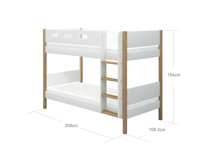 Flexa Nor Stapelbed met rechte ladder - Afbeelding 2