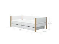 Flexa Nor Bedbank met 2 opberglades - Afbeelding 7