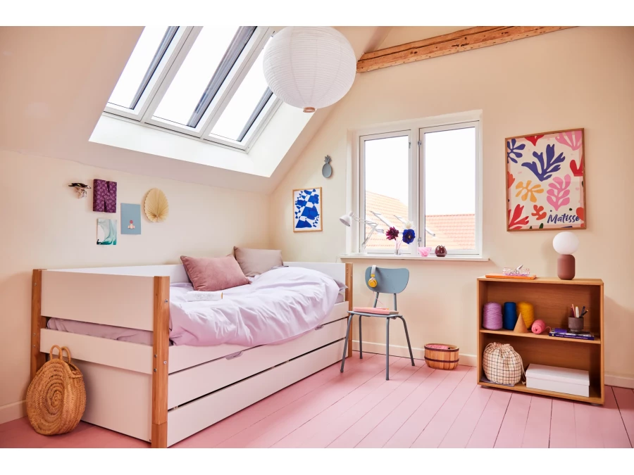 Flexa Nor Bedbank met onderschuifbed en 2 opberglades - Afbeelding 9