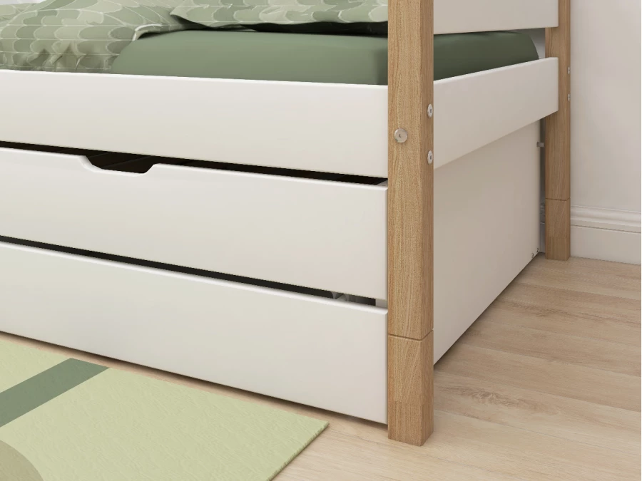 Flexa Nor Bedbank met onderschuifbed en 2 opberglades - Afbeelding 7