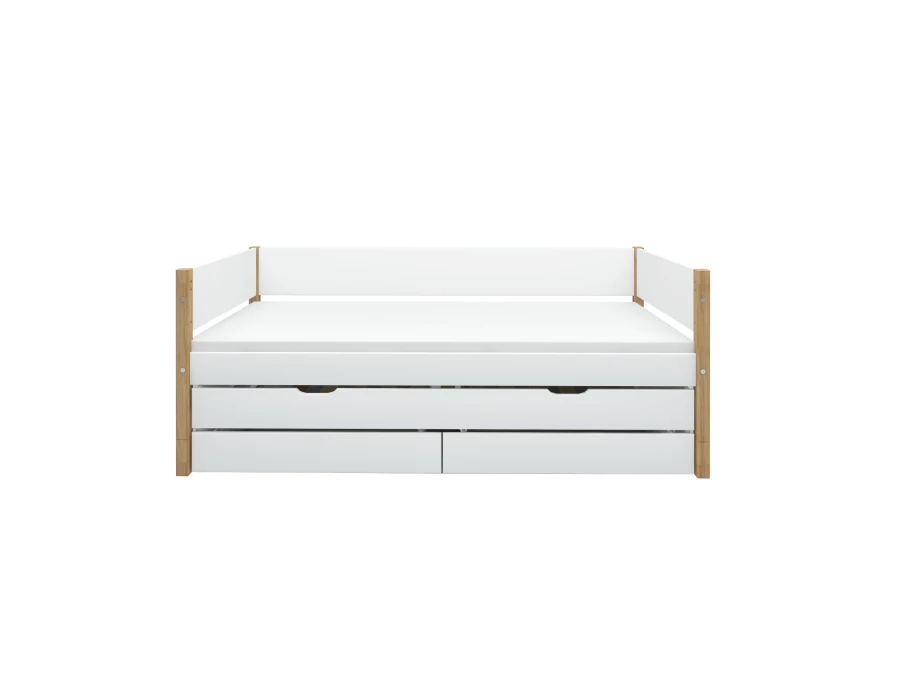 Flexa Nor Bedbank met onderschuifbed en 2 opberglades - Afbeelding 2
