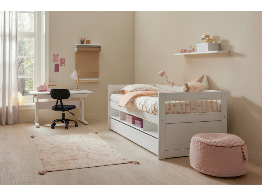 Lifetime breeze kajuitbed met logeerbed en opberglade 90x200 wit - Afbeelding 3