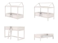 Lifetime Original 4-in-1 hutbed whitewash