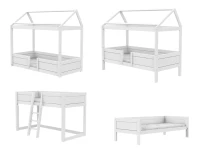 Lifetime Original 4-in-1 hutbed wit