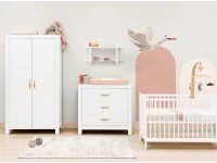 Bopita Senn commode met 3 laden wit - Afbeelding 6