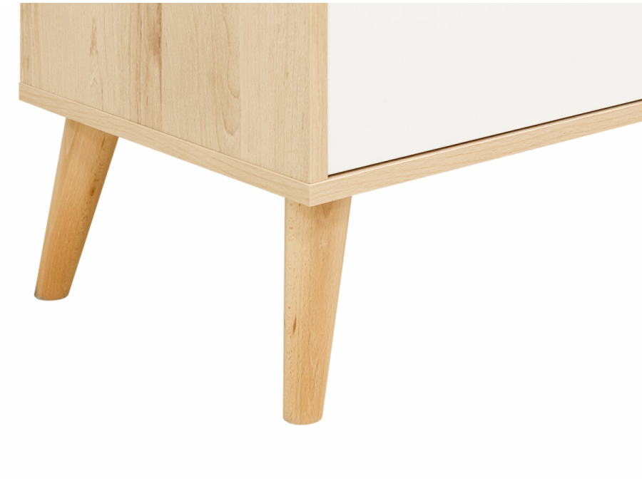 chest of drawers jort white natural 5