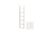 Flexa Classic potenset en ladder voor hoog stapelbed whitewash