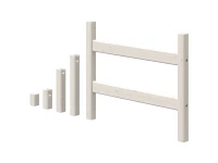 Flexa Classic potenset voor hoekstapelbed whitewash