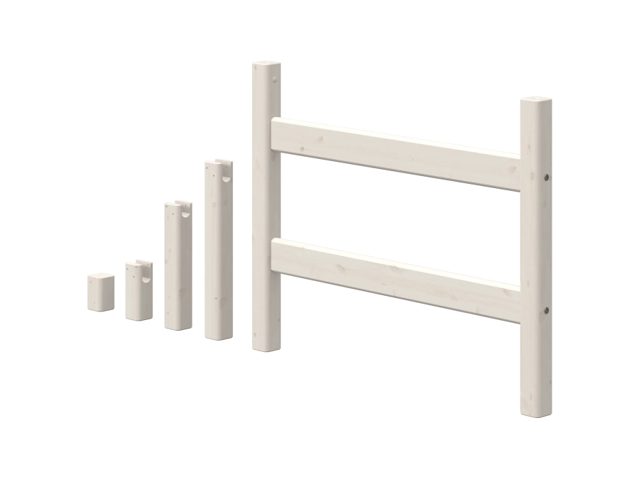 Flexa Classic potenset voor hoekstapelbed whitewash